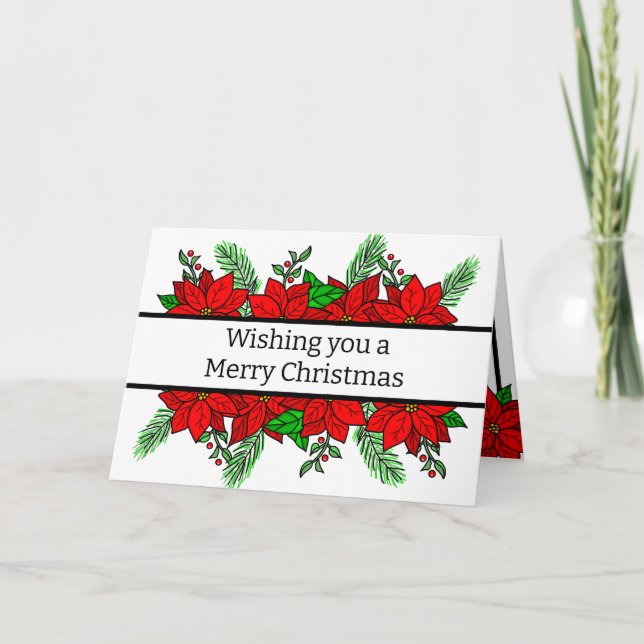 Carte Joyeux Noël et Bonne Année (Devant)