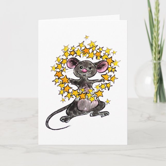 Carte Joyeux Noël et bonne année avec un (Devant)