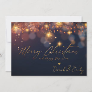 Carte Joyeux Noël Et Jour De L'An Script Joyeux Vacances