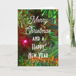 Carte Joyeux Noël et une bonne année