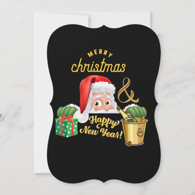 Carte Joyeux Noël Festive 2024 (Devant)