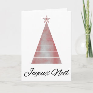 Carte Joyeux Noël, Fête Française, Joyeux Arbre de Noël