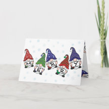 Joyeux Noël Gnomes éparpillés