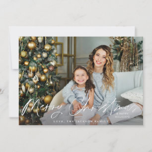 Carte Joyeux Noël Minimaliste H Photo 4