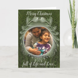 Carte Joyeux Noël...plein de vie et d'amour... Vacances