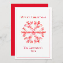 Joyeux Noël Rouge Plaid Flocon de neige rustique