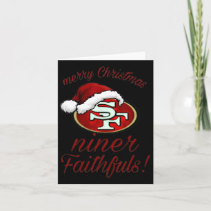 Carte Joyeux Noël Sf 49 Niner Faithfuls