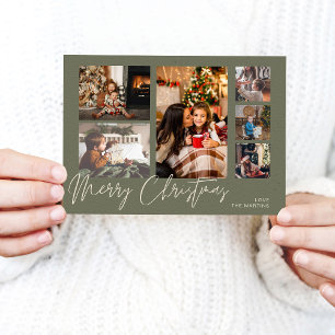 Carte Joyeux Noël sur Green 6 Photo 2