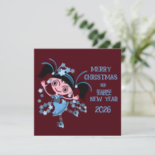 CARTE JOYEUX NOËL VACANCES NOUVEL AN SALUTATION VŒU