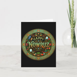 Carte Joyeux Nowruz pour les hommes femmes de la nouvell
