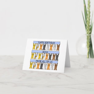 Carte Joyeux Patron d'anniversaire de tous