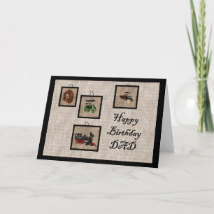 Carte Joyeux PÈRE d'anniversaire