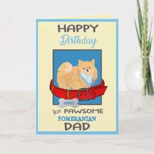 Carte Joyeux père de chien d'anniversaire de votre chien