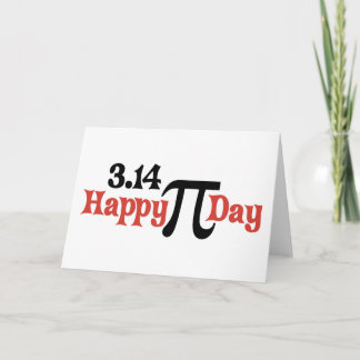 Carte Joyeux Pi Day 3.14 - 14 mars