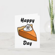 Joyeux Pi Day Slice of Pie Greeting
