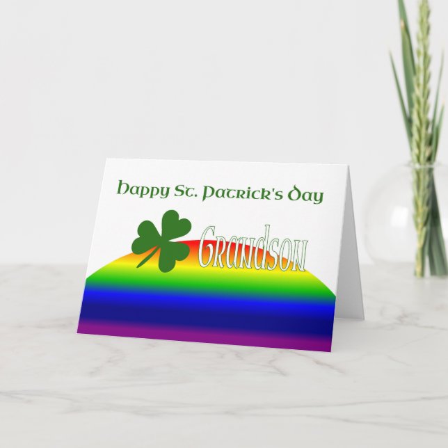 Carte Joyeux Saint Patrick's Day (Devant)