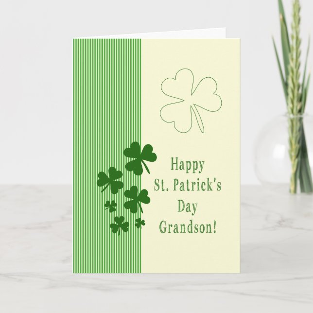 Carte Joyeux Saint Patrick's Day (Devant)