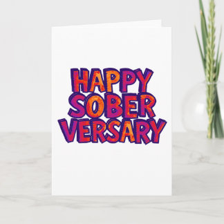 Carte Joyeux Soberversaire avec enveloppe 5x7
