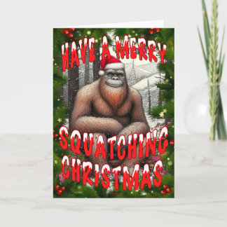 Carte Joyeux Squatching Noël