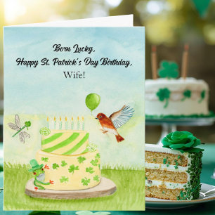 Carte Joyeux St Patrick Anniversaire Épouse