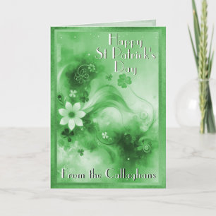 Carte Joyeux St Patrick's Day Luck of The Irish Blessing