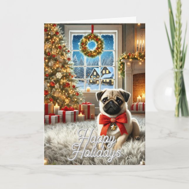 Carte Joyeux Vacances (Devant)