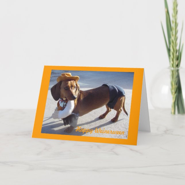 Carte Joyeux Weinerween (Devant)