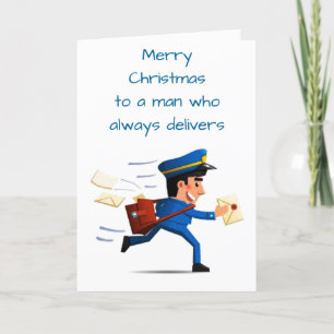 CARTE * JOYEZ NOËL* À UN HOMME QUI FOURNIT TOUJOURS