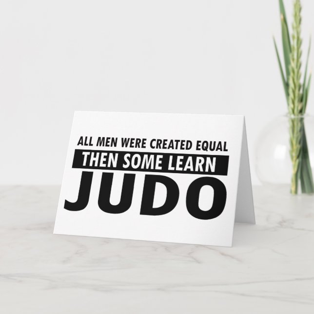 Carte judo (Devant)