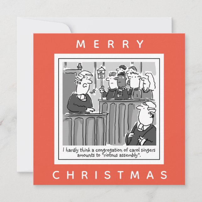 Carte Juge en cour défend Carol Singers (Devant)