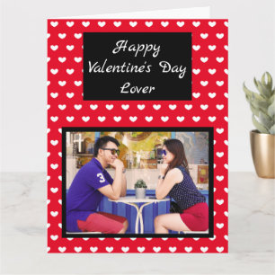 Carte Jumbo Sized Red Hearts Photo Saint Valentin
