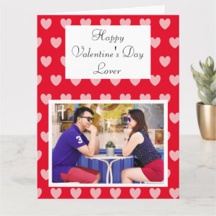 Carte Jumbo Sized Red Hearts Photo Saint Valentin