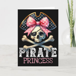 Carte Jumelage famille Pirate Anniversaire