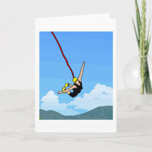 Carte Jumping Bungee Sauter Vers La Liberté