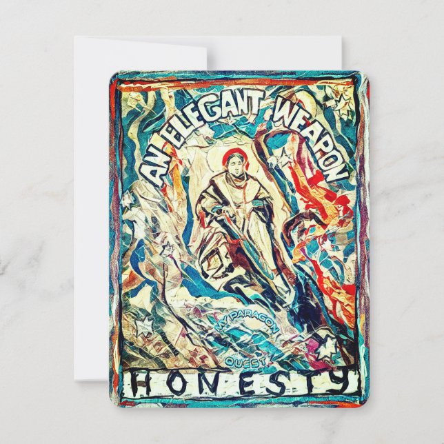 Carte Junction No 5 : Honnêteté, une arme élégante (Devant)