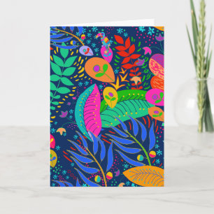 Carte Jungle tropical hawaïen