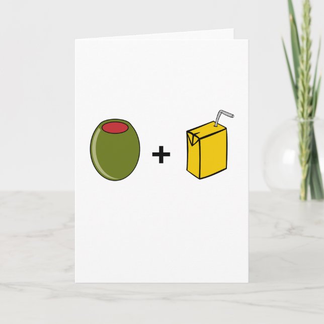 Carte Jus olive je t'aime (Devant)