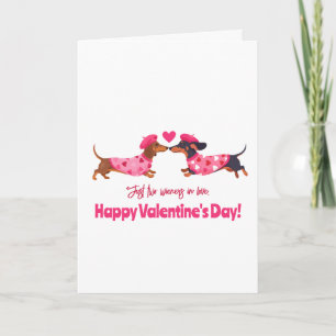 Carte Juste deux bites amoureuses pour la Saint-Valentin