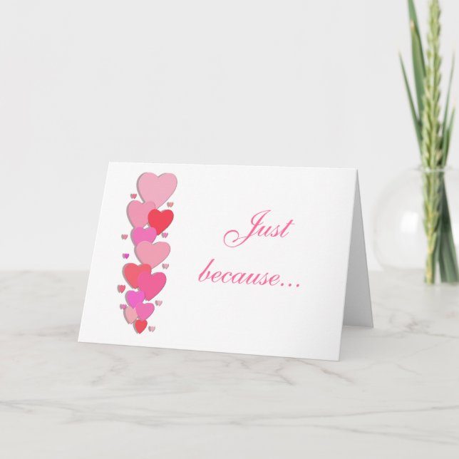 Carte Juste parce que… (Devant)