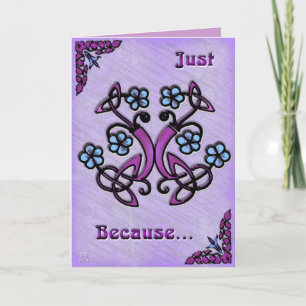 Carte Juste Parce Que - Lilac (Carte)