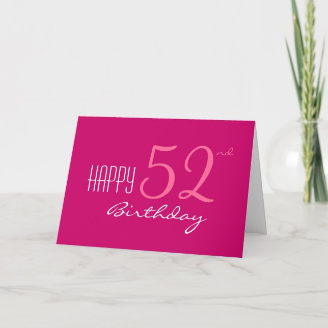 Carte Juste pour elle à tout âge Anniversaire (Devant)