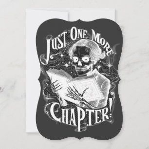 Carte Juste un autre chapitre Skeleton Reader amusant
