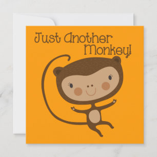 Carte Juste un autre singe