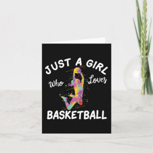 Carte Juste Une Fille Qui Aime La Fille De Basket