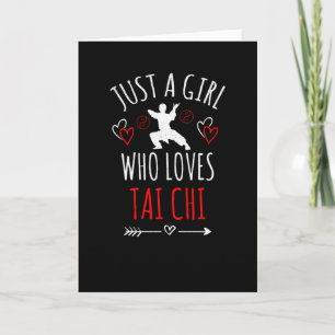 Carte Juste Une Fille Qui Aime Tai Chi Tai Chi Master