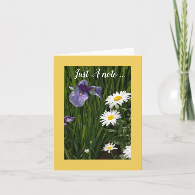 Carte Juste une note  (Devant)