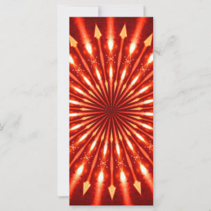 Carte kaléidoscope à flèches