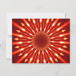 Carte kaléidoscope à flèches