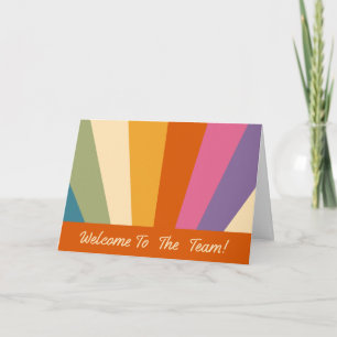 Carte Kaleidoscope Bienvenue à l'équipe Nouveau employé