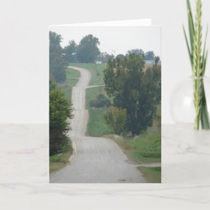 Carte Kalona, rue rurale de l'Iowa